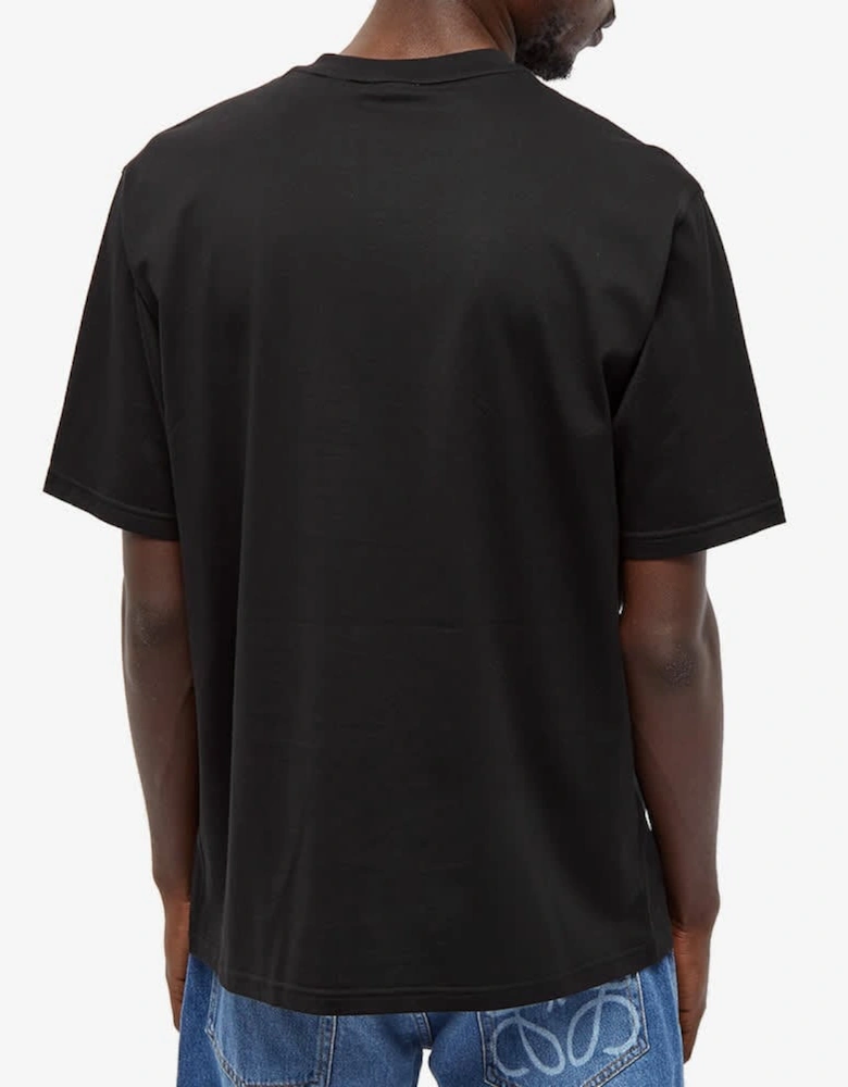 London Letchford Printed T-Shirt in Black