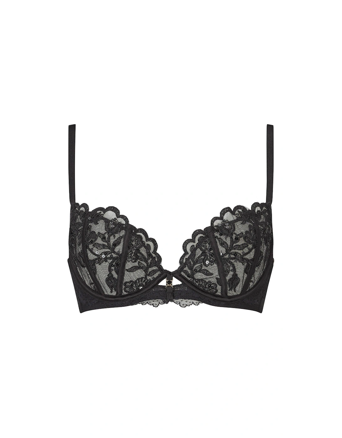 Icon Non Padded Plunge Bra - Black
