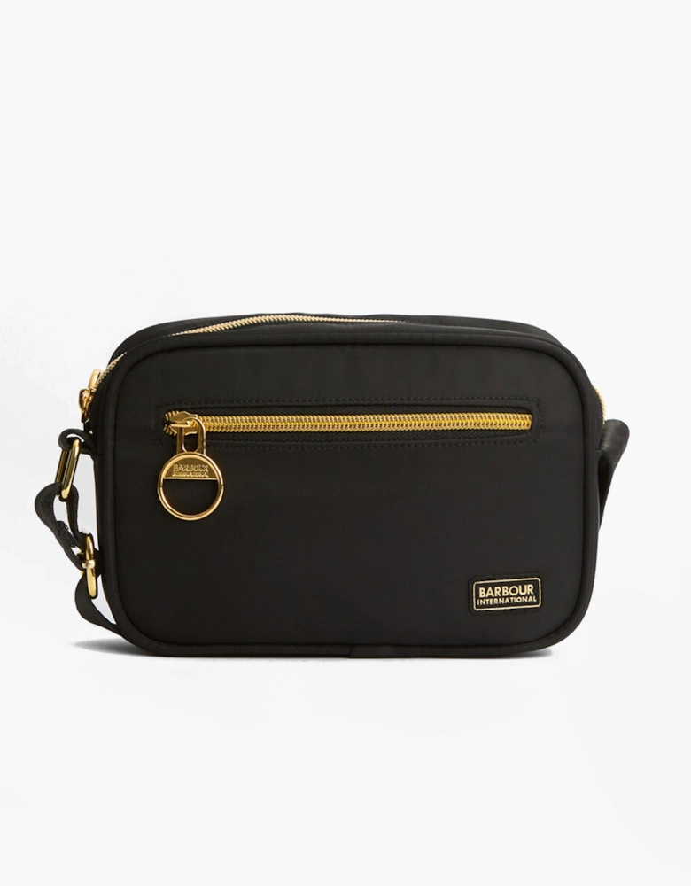 B.INTL MICRO QUALIFY Womens Crossbody Bag Black