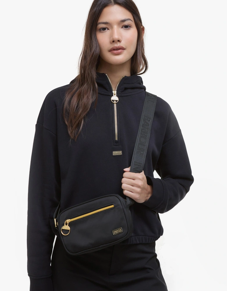 B.INTL MICRO QUALIFY Womens Crossbody Bag Black