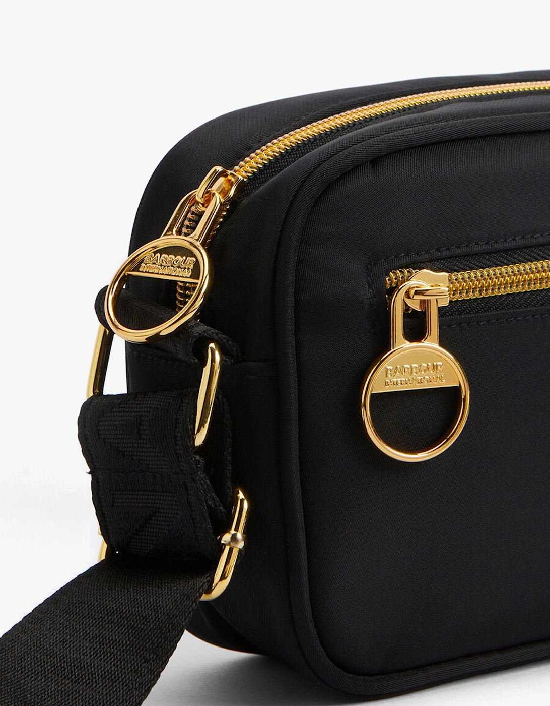 B.INTL MICRO QUALIFY Womens Crossbody Bag Black