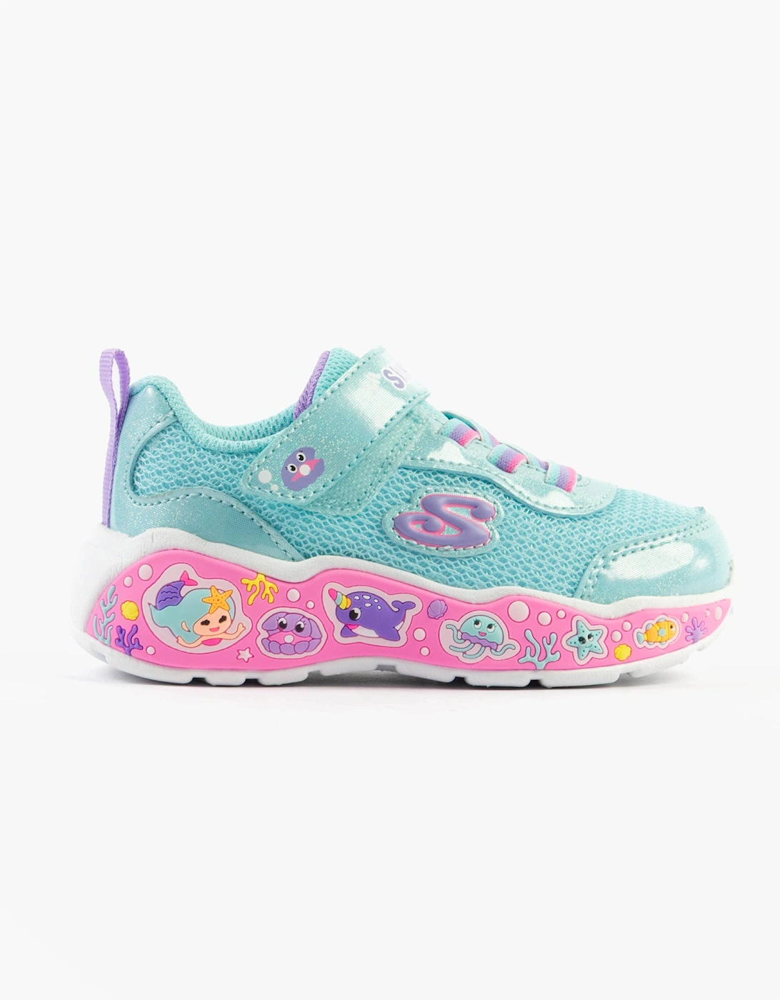 PLAY SCENE - FUN SQUAD Girls Trainers Turquoise Multi, 7 of 6