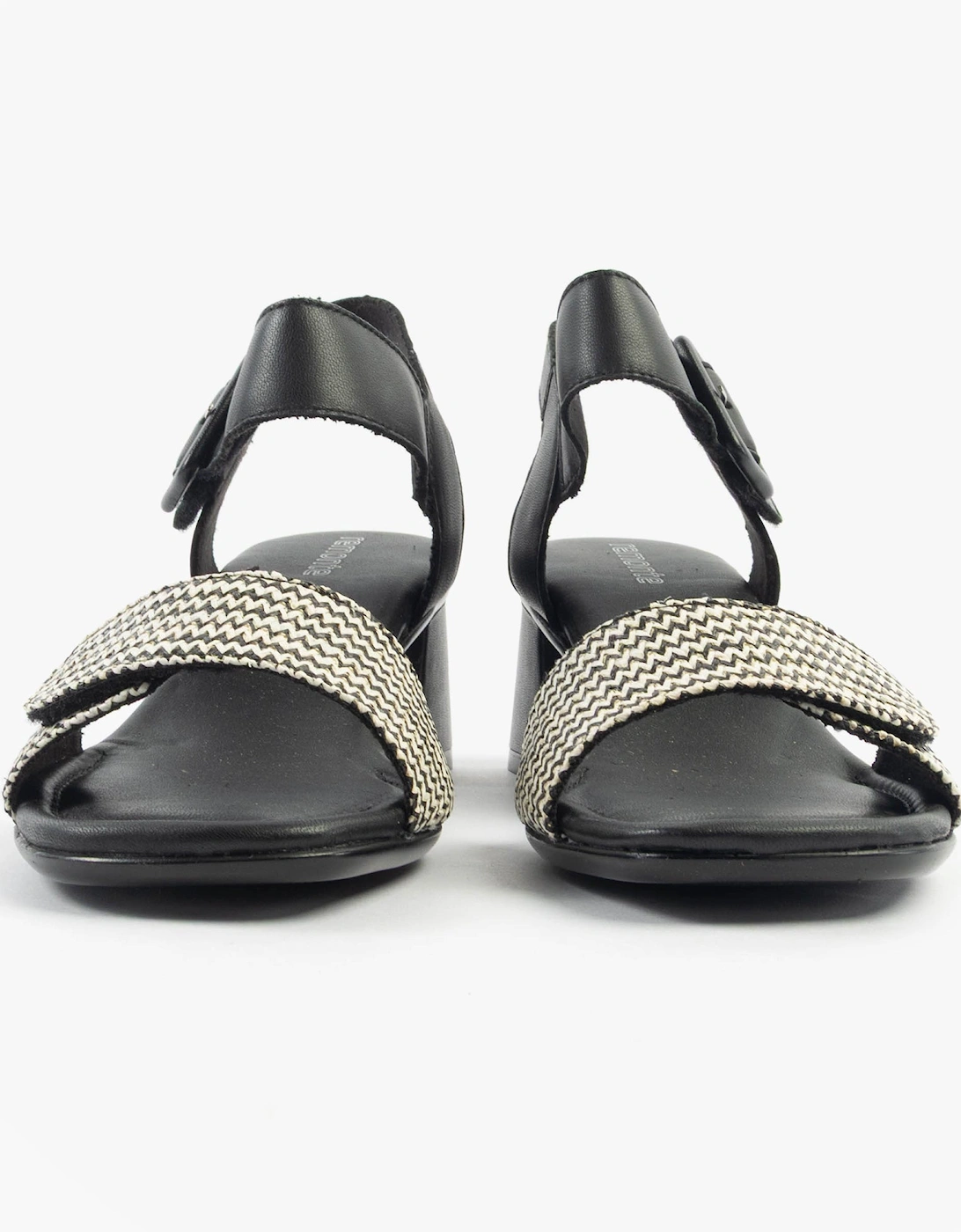 D1K51-03 Womens Sandals Black Combination