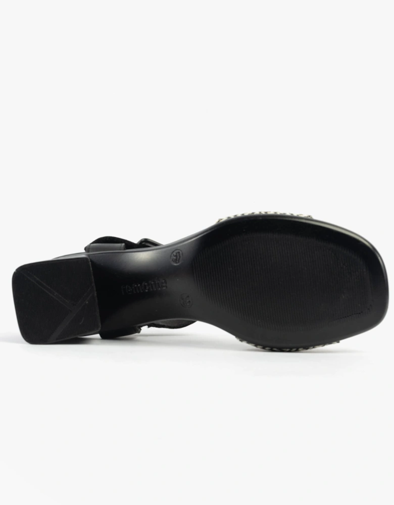 D1K51-03 Womens Sandals Black Combination
