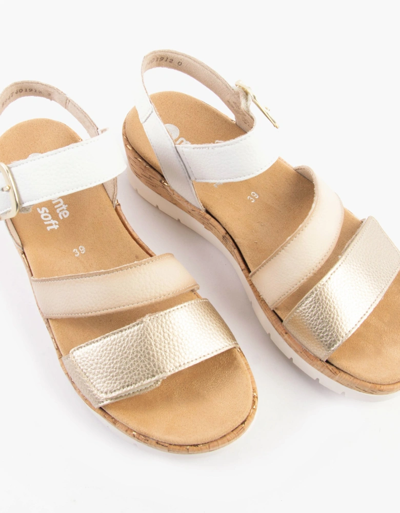 D2P50-80 Womens Sandals White Combination
