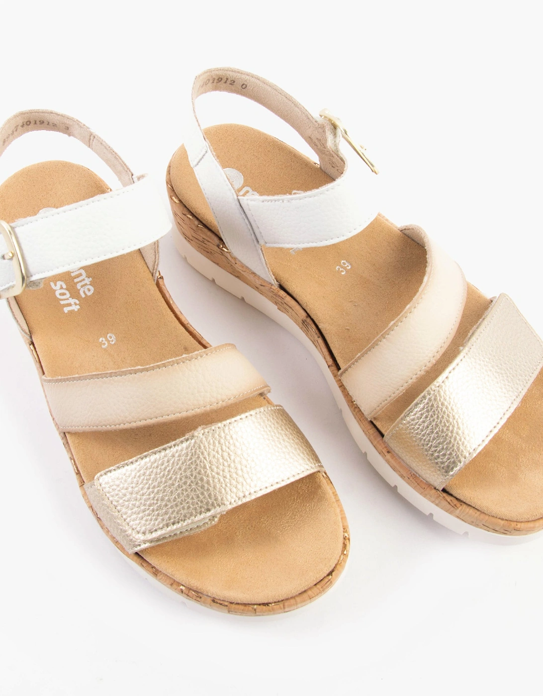 D2P50-80 Womens Sandals White Combination