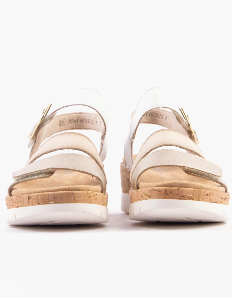 D2P50-80 Womens Sandals White Combination