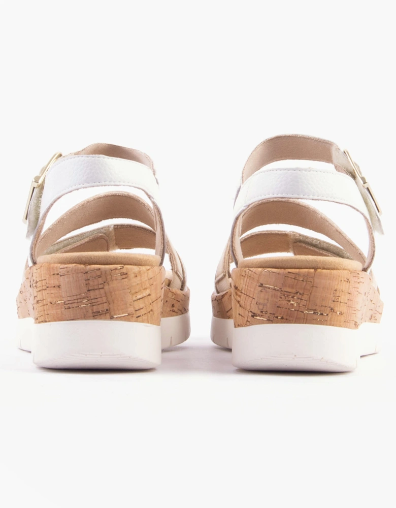 D2P50-80 Womens Sandals White Combination