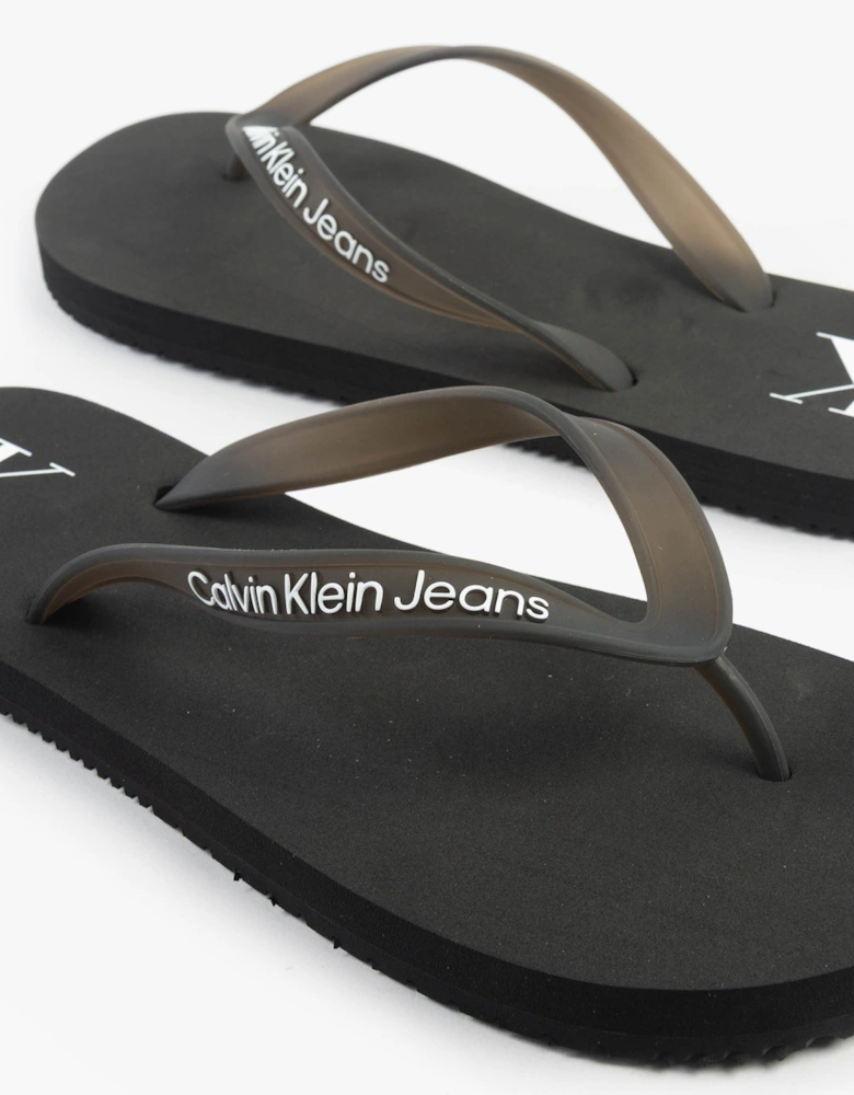 BEACH SANDAL TRANSPA Mens Sandals Black/Bright White