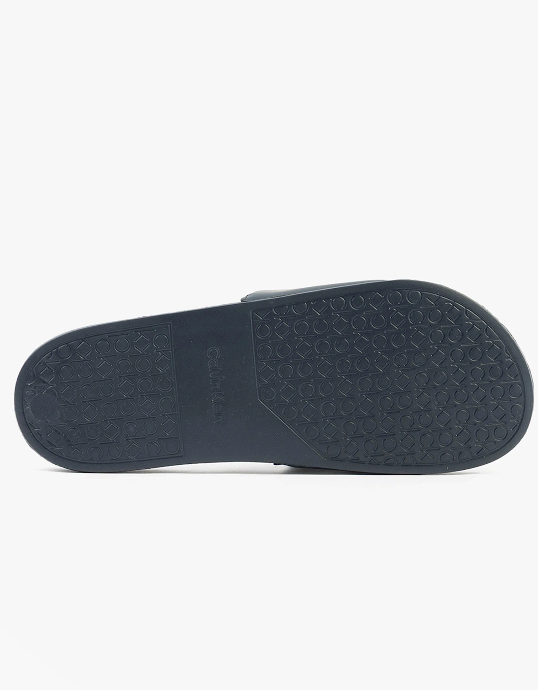 POOL SLIDE W/ CK SQU Mens Sliders Calvin Navy