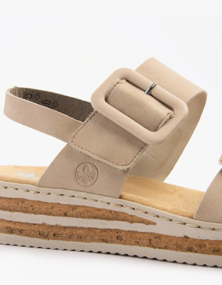62950-62 Womens Sandals Beige