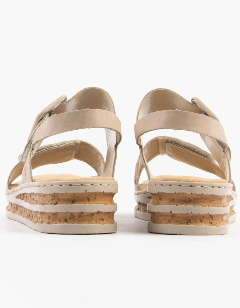 62950-62 Womens Sandals Beige
