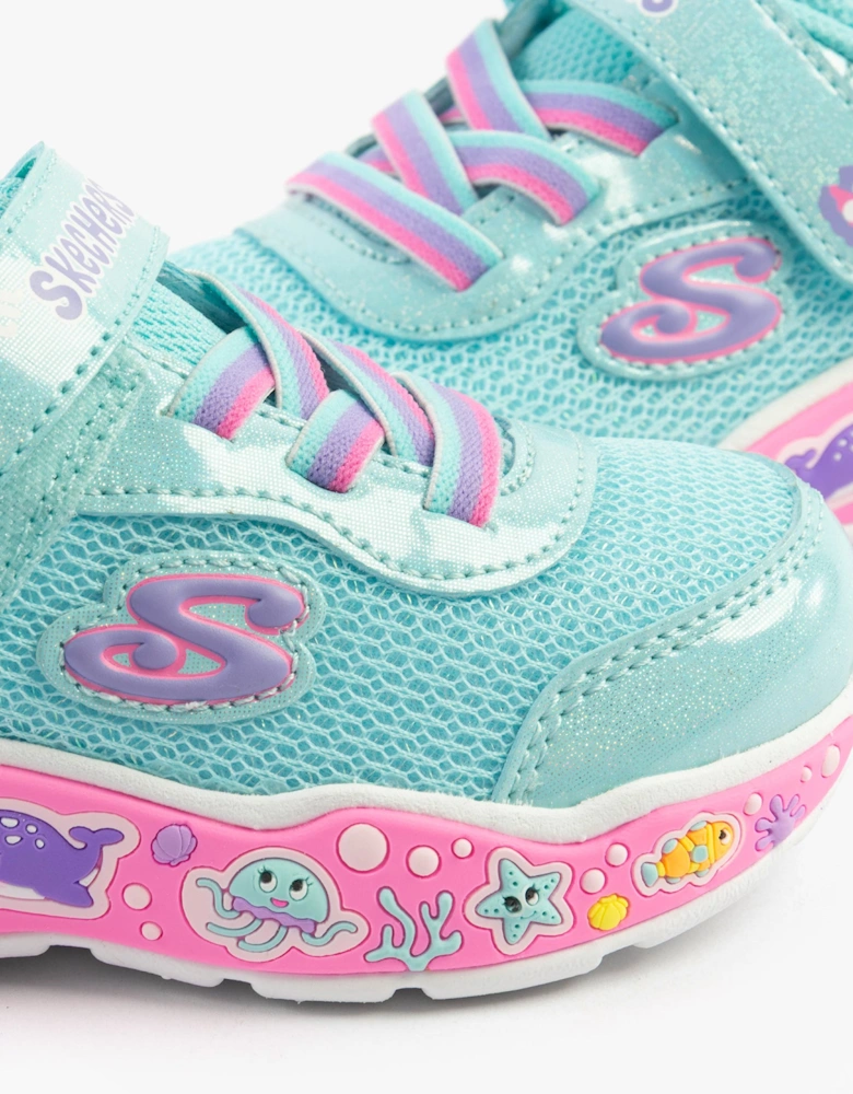 PLAY SCENE - FUN SQUAD Girls Trainers Turquoise Multi