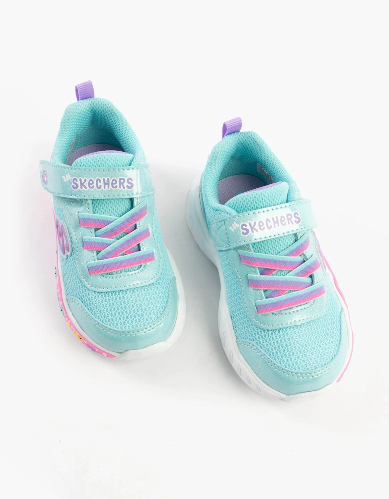 PLAY SCENE - FUN SQUAD Girls Trainers Turquoise Multi