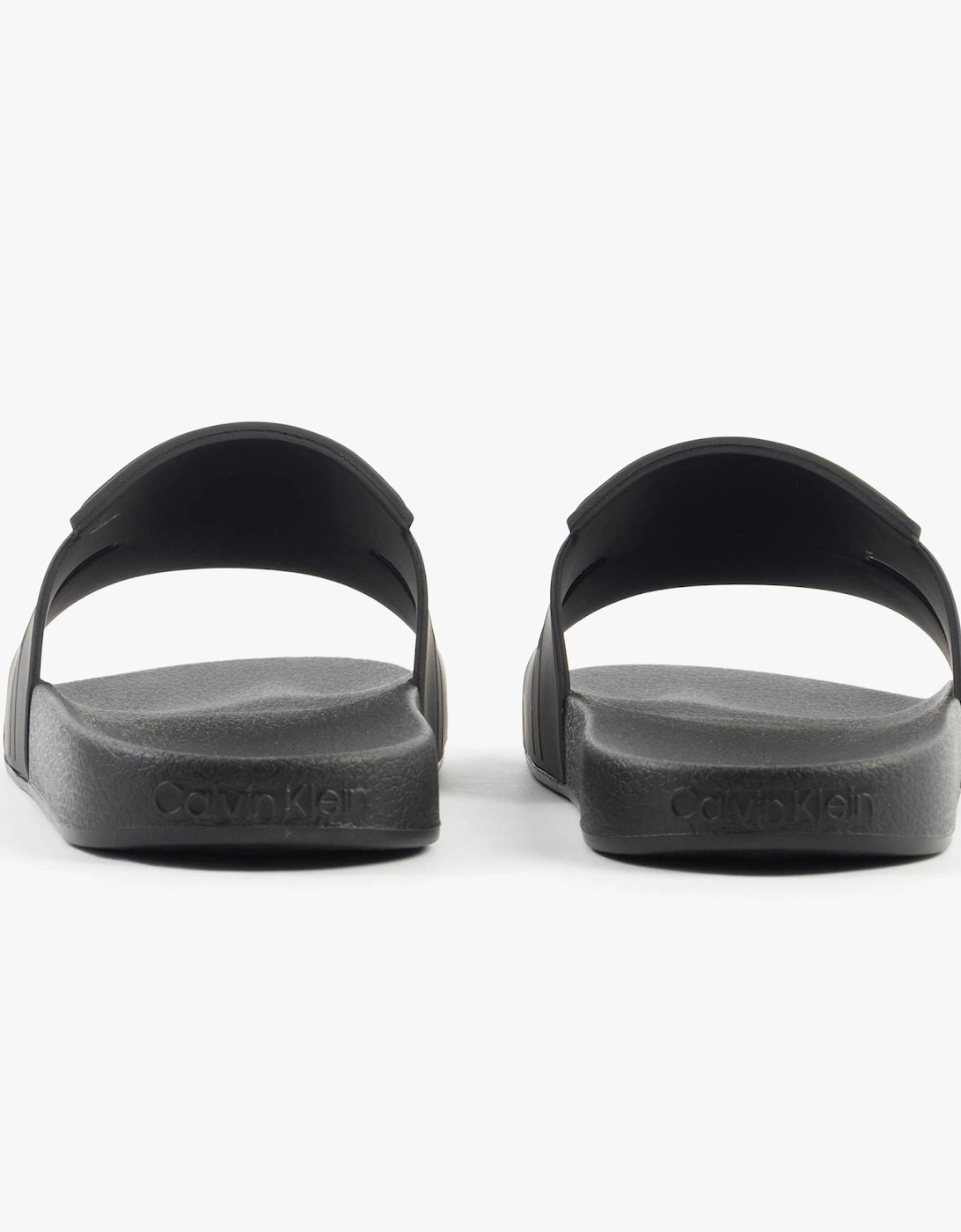 POOL SLIDE DOUBLE T Mens Sliders Ck Black