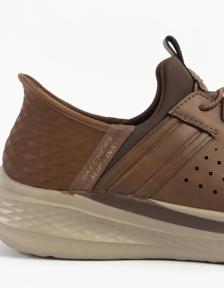 SLADE - ZACHARY Mens Trainers Dark Brown
