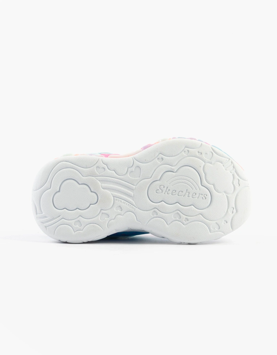 S-LIGHTS: ETERNAL HEART LIGHTS Girls Trainers Light Blue/Multi
