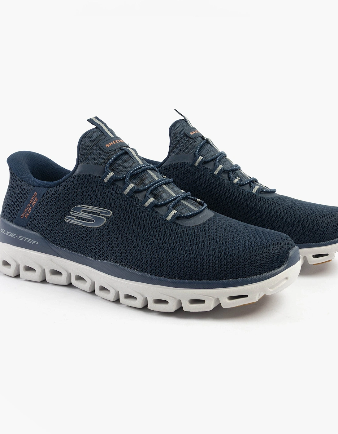 GLIDE-STEP - NOXUS Mens Trainers Navy/Grey/Pink