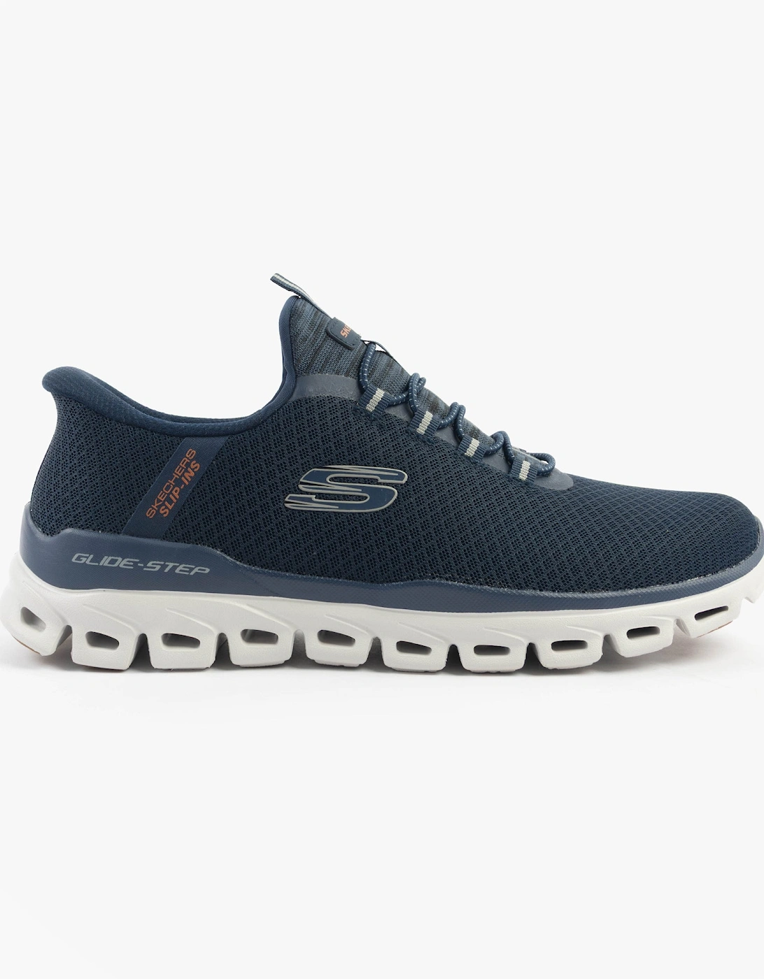 GLIDE-STEP - NOXUS Mens Trainers Navy/Grey/Pink, 7 of 6