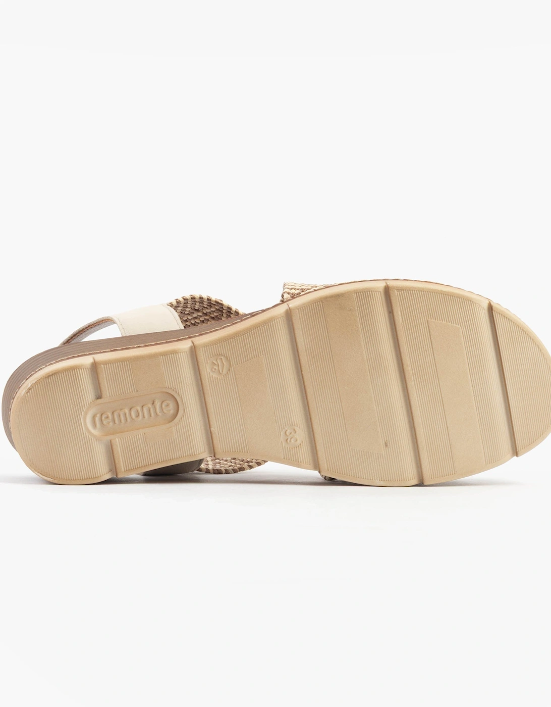 D2L54-60 Womens Sandals Beige Combination