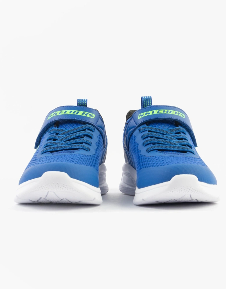 MICROSPEC MAX - VAPTIX Boys Trainers Blue/Lime