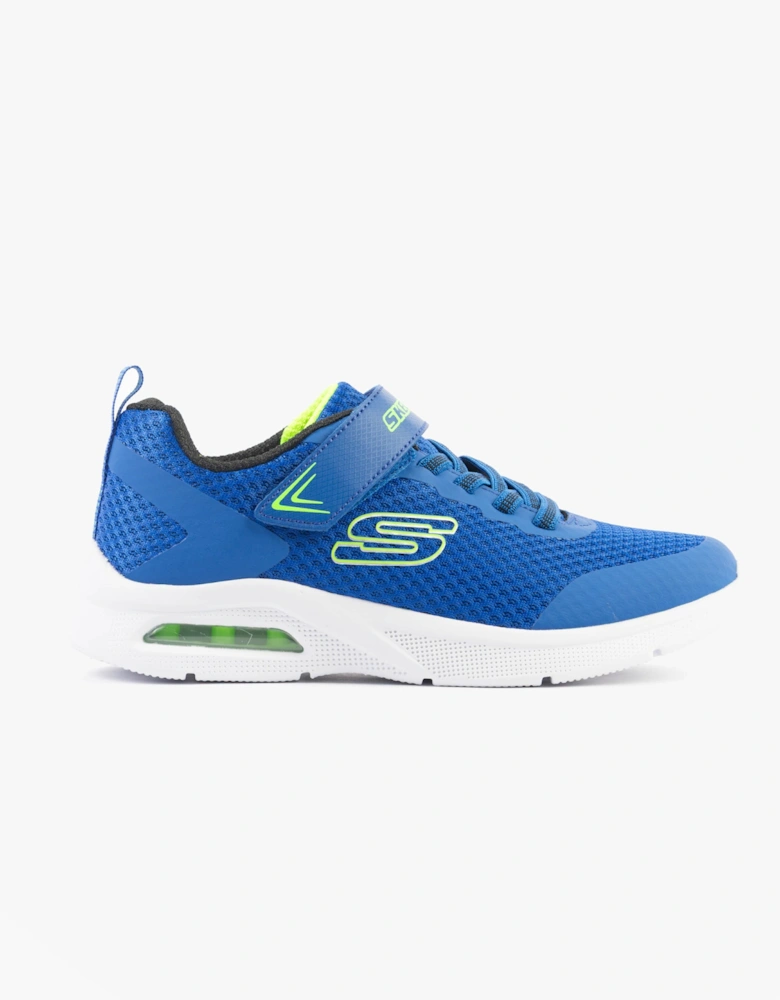 MICROSPEC MAX - VAPTIX Boys Trainers Blue/Lime