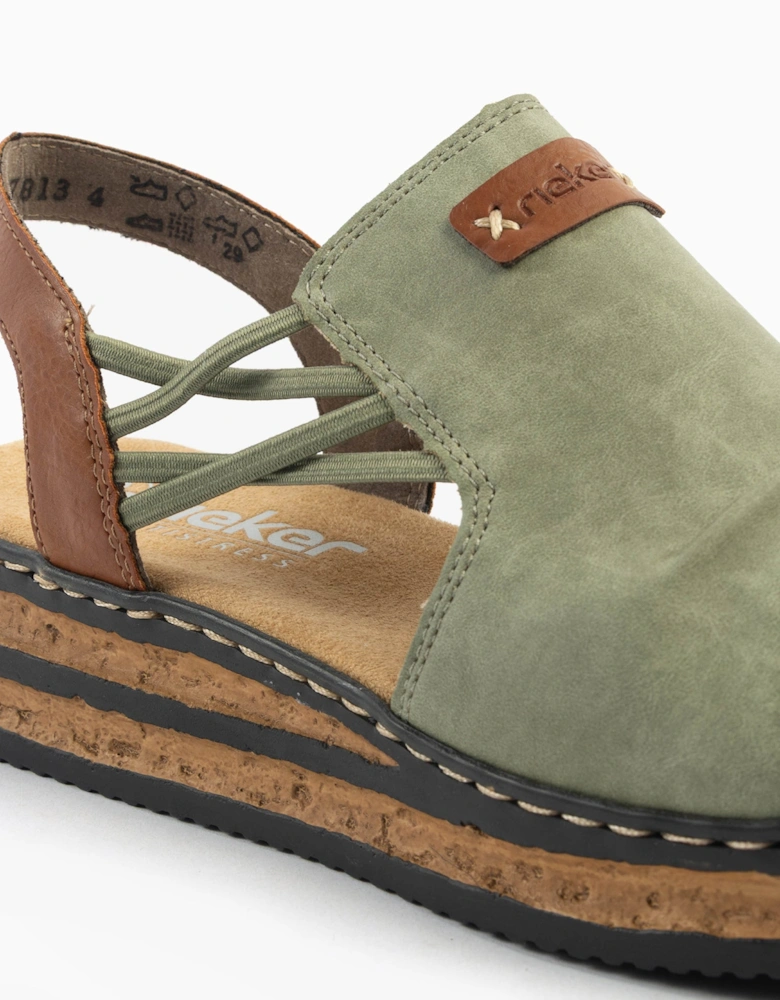 62962-52 Womens Sandals Green
