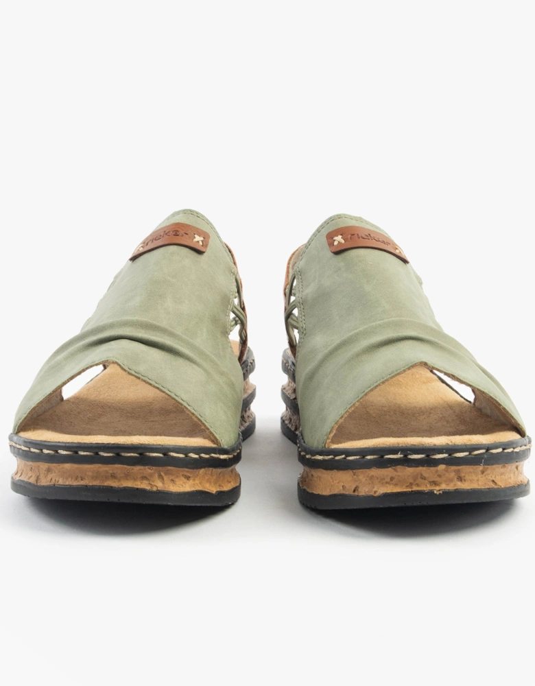 62962-52 Womens Sandals Green