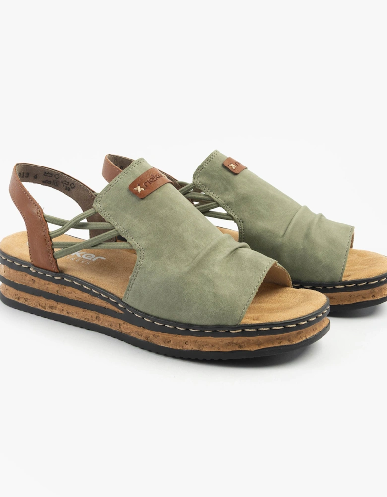 62962-52 Womens Sandals Green