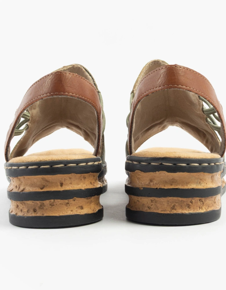 62962-52 Womens Sandals Green