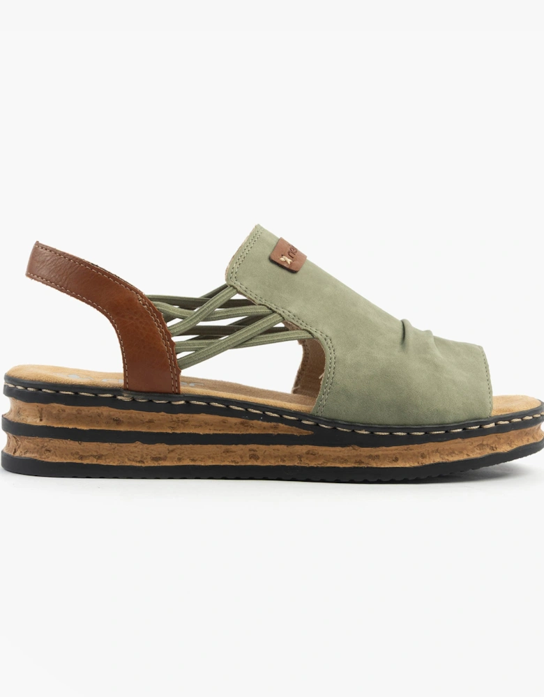 62962-52 Womens Sandals Green
