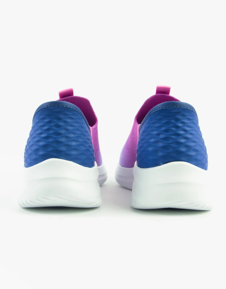 ULTRA FLEX 3.0 - COLOR BOOST Girls Trainers Navy/Purple