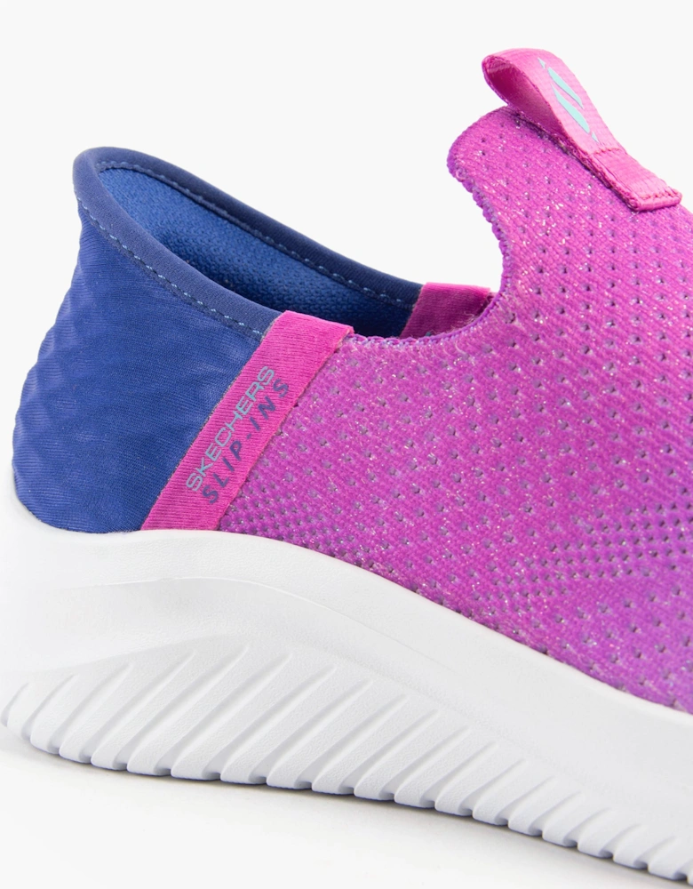 ULTRA FLEX 3.0 - COLOR BOOST Girls Trainers Navy/Purple