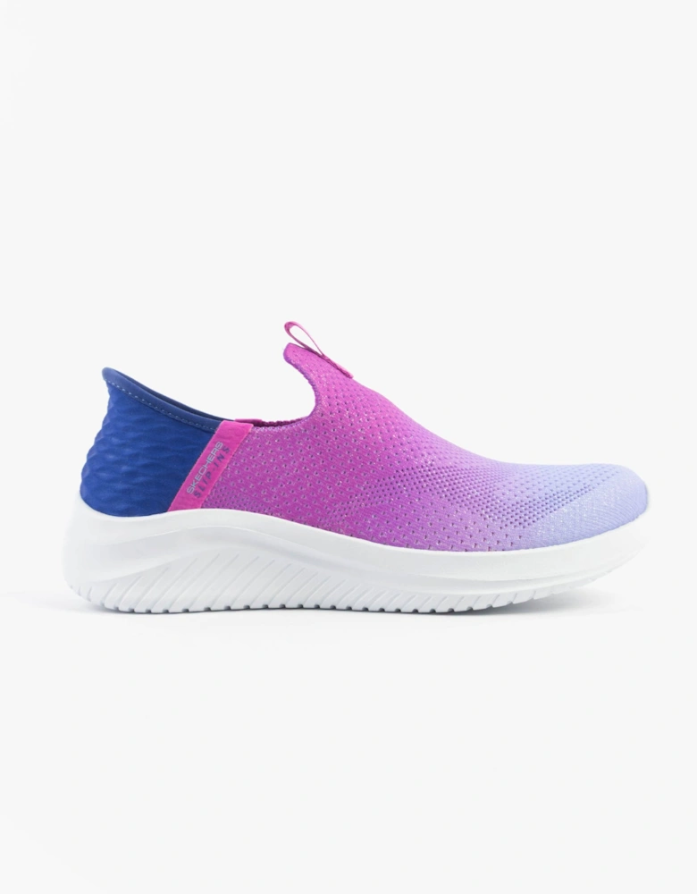 ULTRA FLEX 3.0 - COLOR BOOST Girls Trainers Navy/Purple