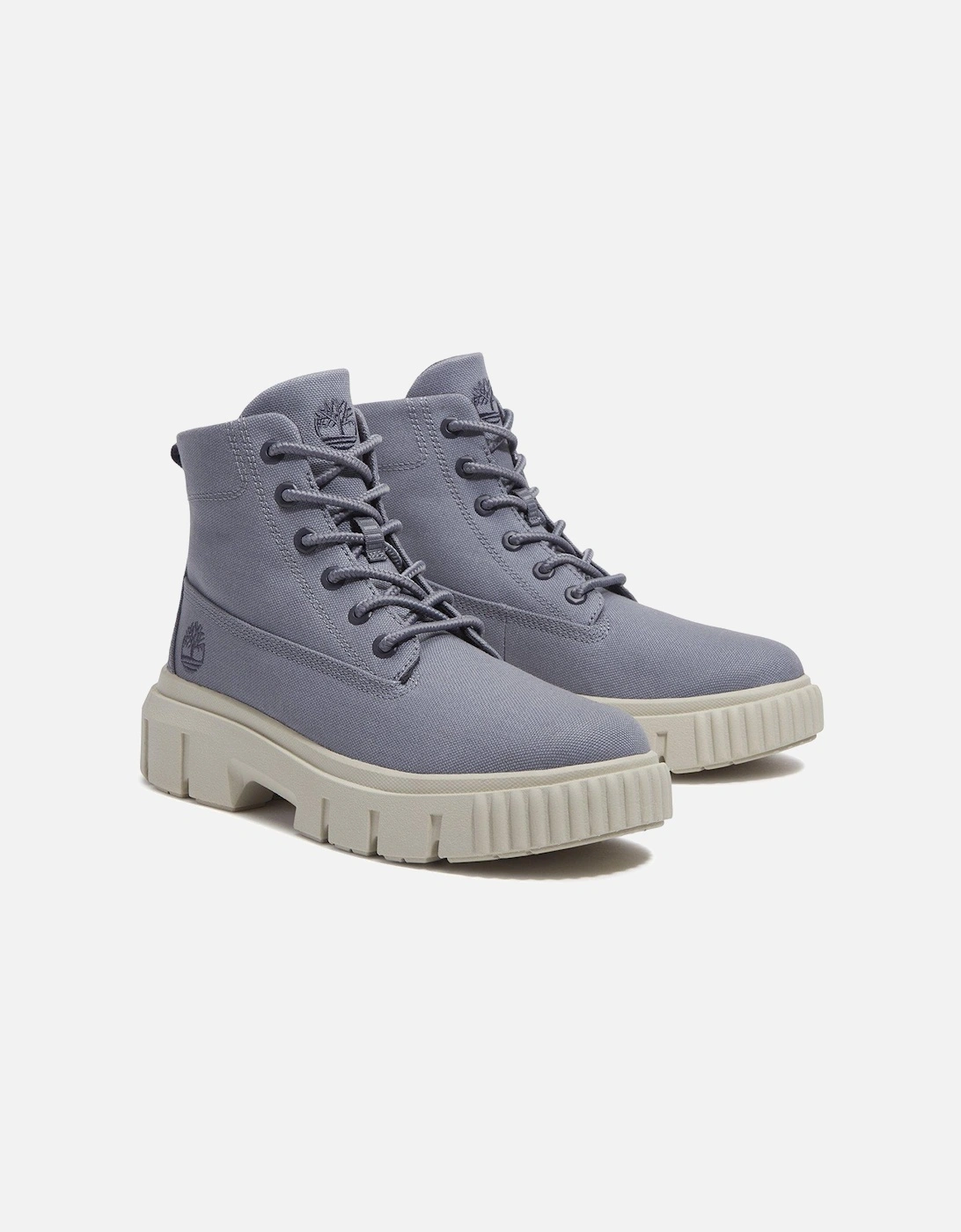 Greyfield Mid Lace Boot - Medium Purple Canvas