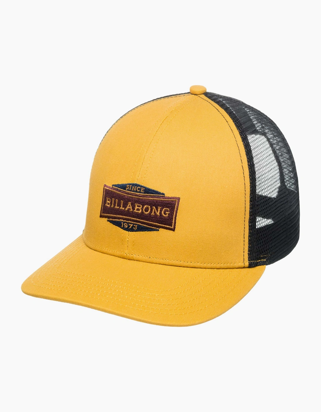 Billabong Men's Yellow/Orange Walled Trucker Cap - Size: One Size