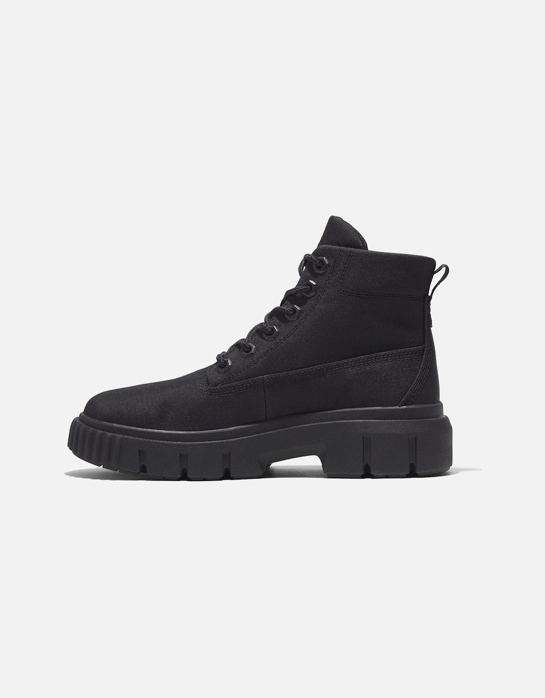 Greyfield Mid Lace Boot - Jet Black