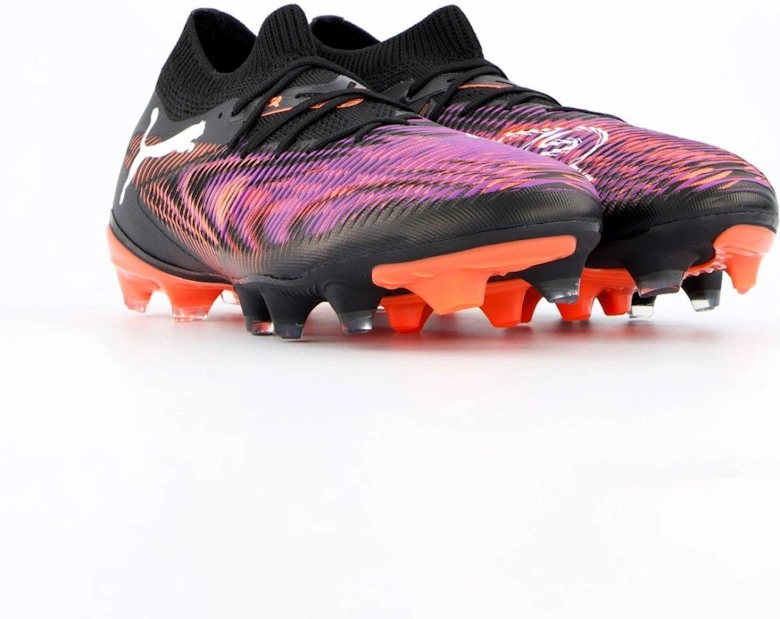 Womens Future 8 Match Firm Ground Football Boot - Black/Purple