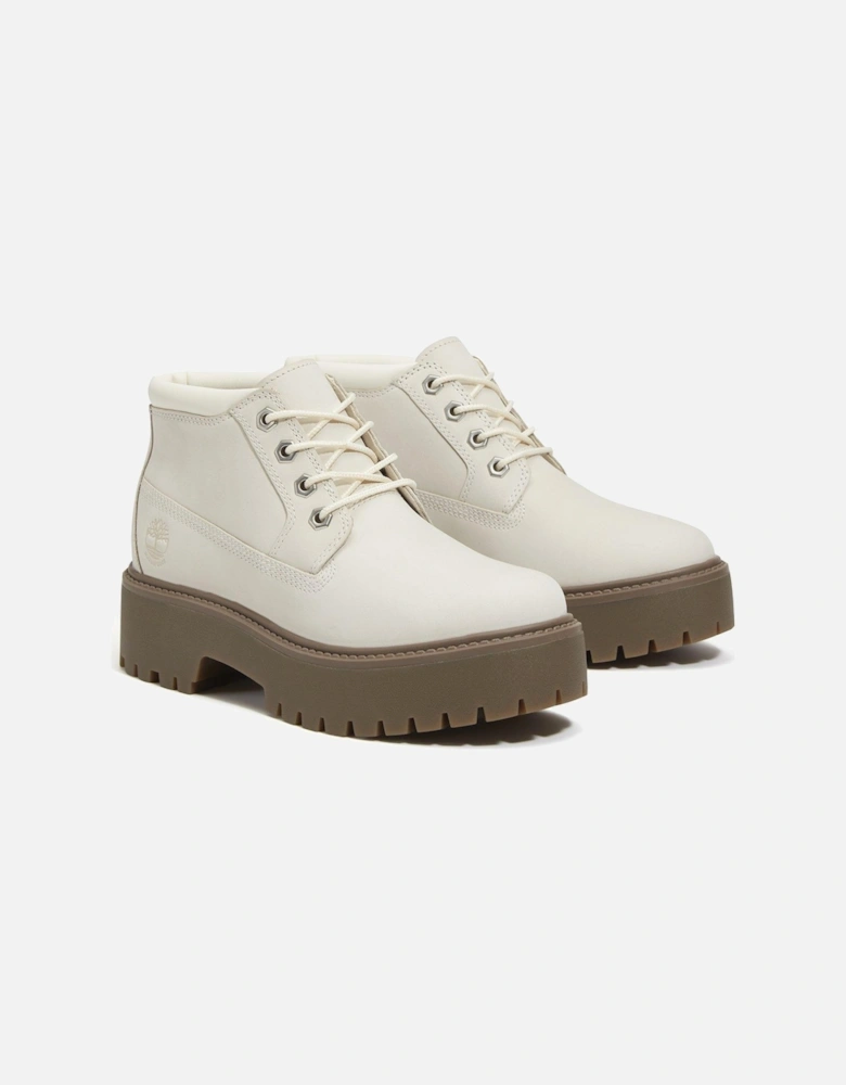 Stone Street Mid Lace Waterproof Boot - Natural Nubuck