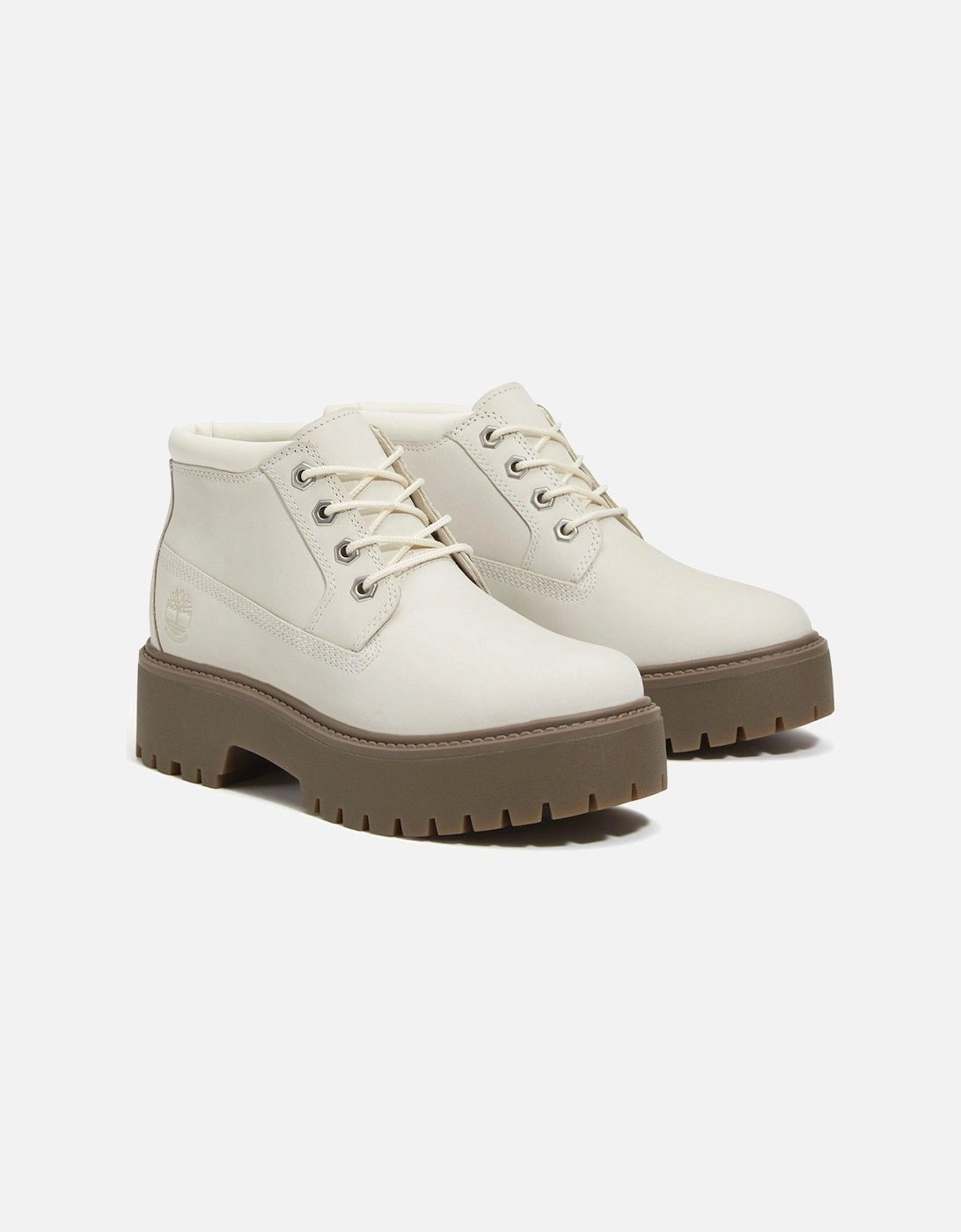 Stone Street Mid Lace Waterproof Boot - Natural Nubuck