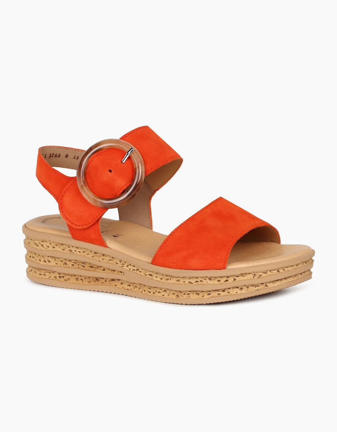 Gabor Women's Orange Andre Sandals - : Size 4.5
