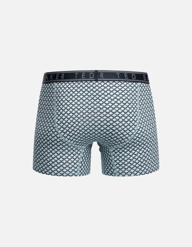 3-Pack Palms Print Boxer Briefs, Navy