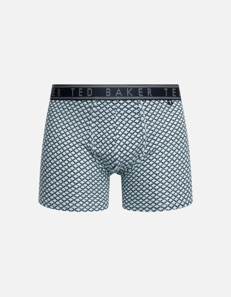 3-Pack Palms Print Boxer Briefs, Navy