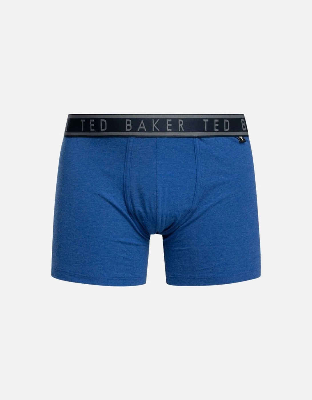 3-Pack Floral Print Boxer Briefs, Mazarine Blue