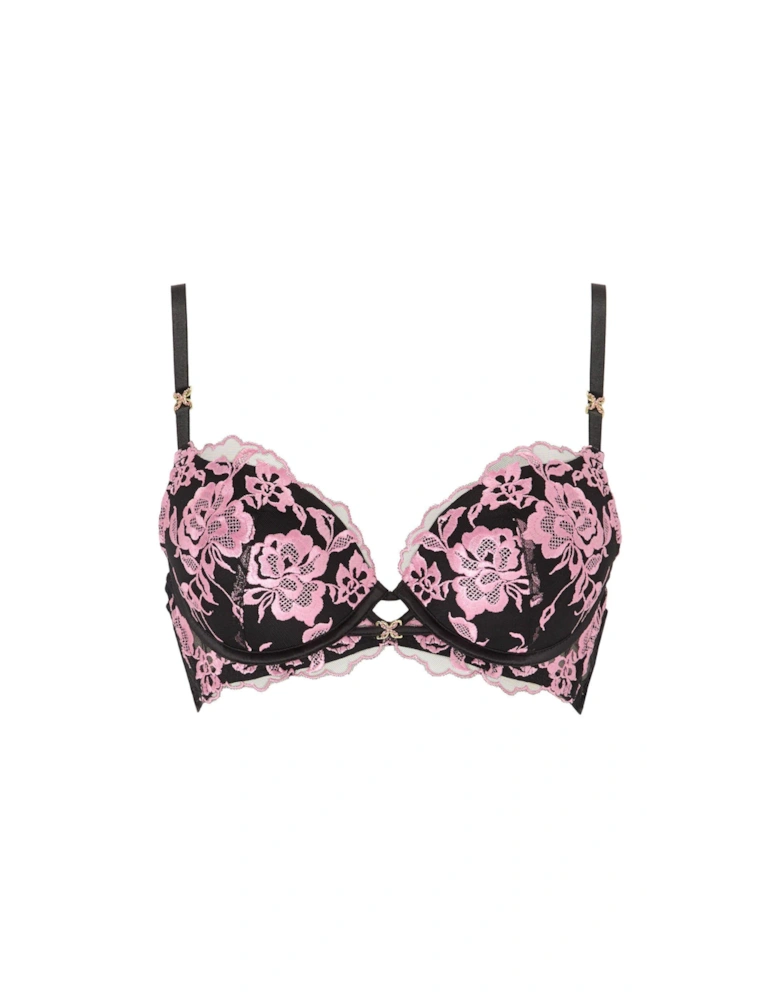 Endless Attraction Padded Plunge Bra - Black