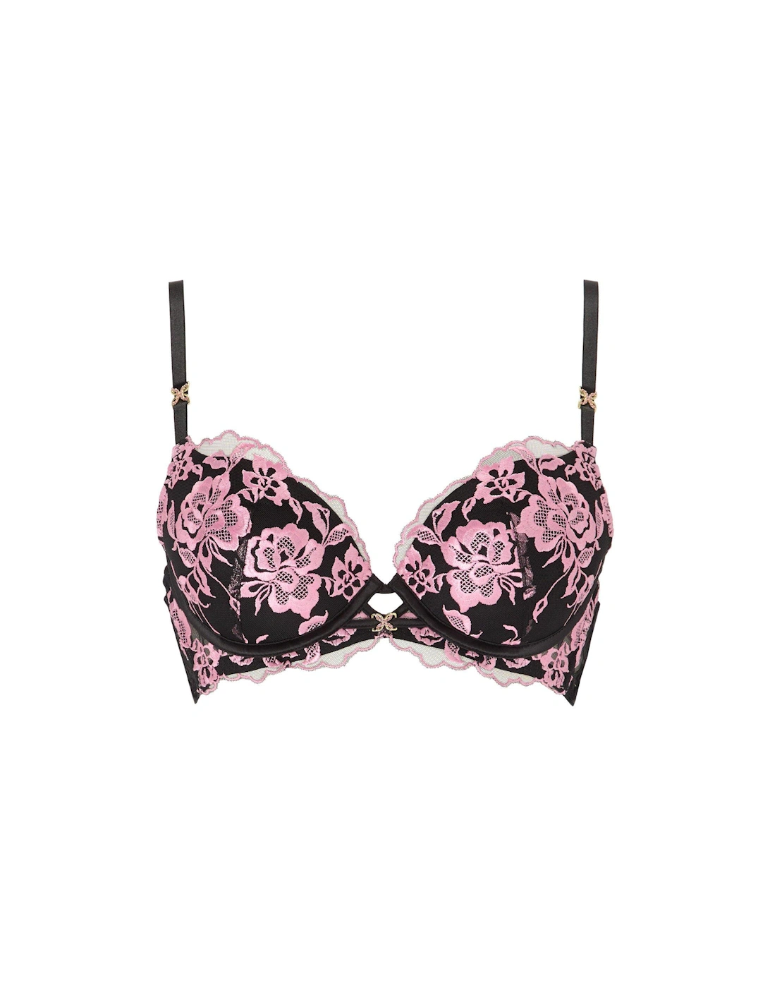 Endless Attraction Padded Plunge Bra - Black