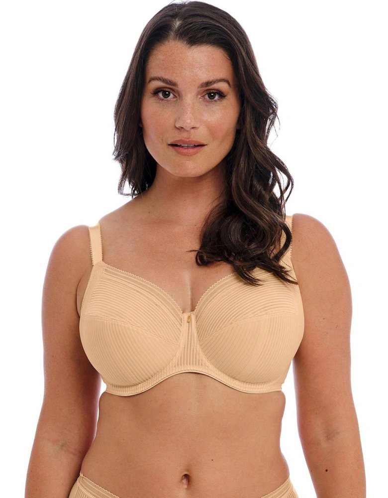 Fusion Underwired Full Cup Side Support Bra - Nude