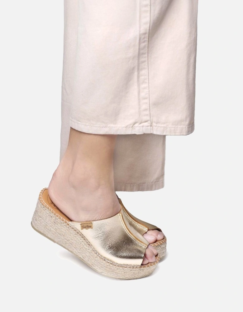 Ivonne Womens Wedge Heel Sandals