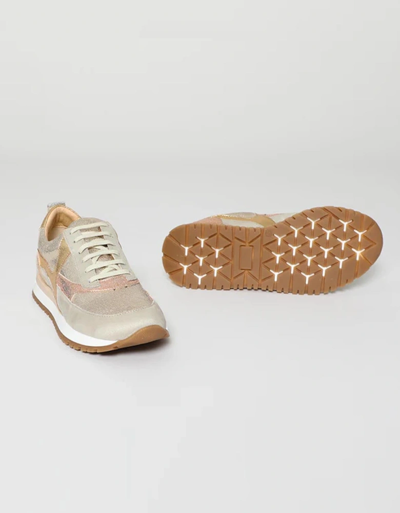 Cinda Vegan Metallic Trainers