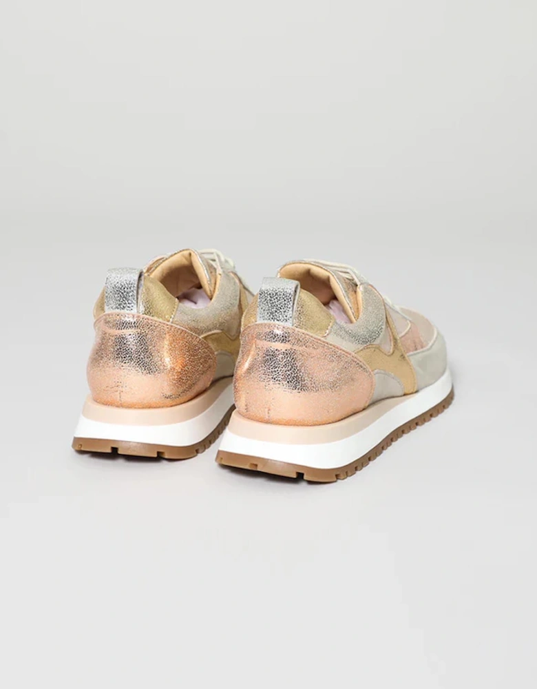 Cinda Vegan Metallic Trainers